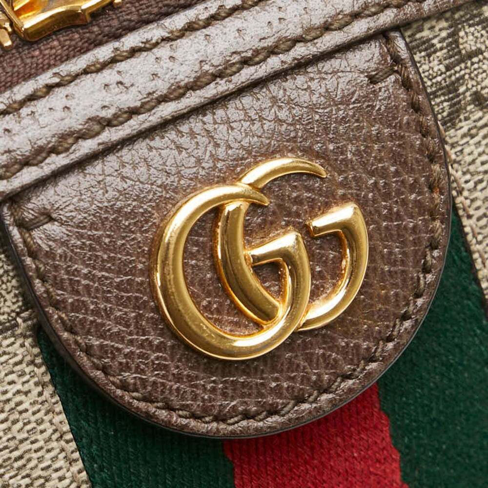 GUCCI Authentic Brown Leather Shoulder Bag - Picture 12 of 15